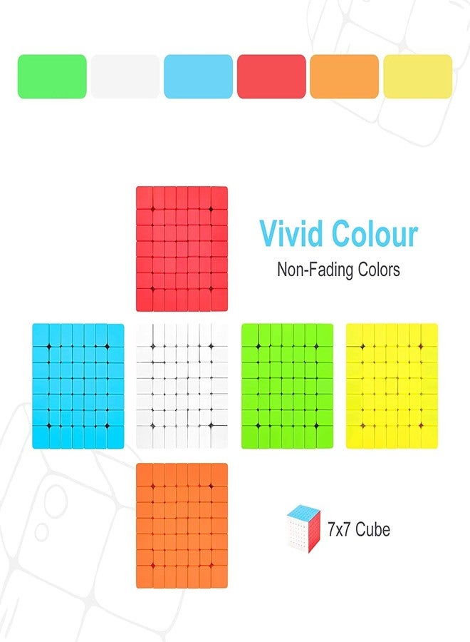 AUTHFORT Original Stickerless 7x7 Magic Cube, Fast and Smooth Speed Cube for Kids & Adult - Image 3